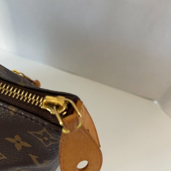 Louis Vuitton Iena PM Shoulder Bag Monogram Leather Brown M42268 (133425) - Picture 5 of 15